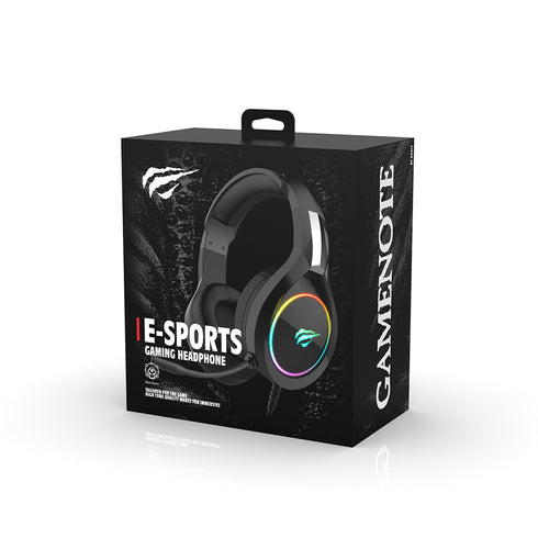 Havit - Gaming Headphones (H2002d) - Detachable Microphone, 53mm Speaker, Compatible with PS4/XBOX, Jack 3.5mm, 2m - Purple