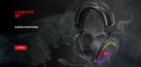 Havit - Gaming Headphones (H2230U) - with Detachable Microphone, 50mm Speaker, USB, 1.8m - White