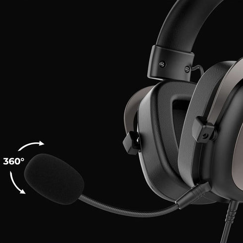 Havit - Gaming Headphones (H2002d) - Detachable Microphone, 53mm Speaker, Compatible with PS4/XBOX, Jack 3.5mm, 2m - Purple