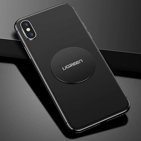 Ugreen - (2 pack) Metal Plate LP123 (30836) - Rounded Shape - Black