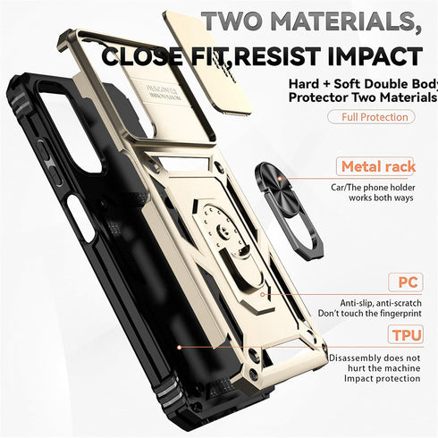 Techsuit - CamShield Series - Samsung Galaxy A06 - Gold