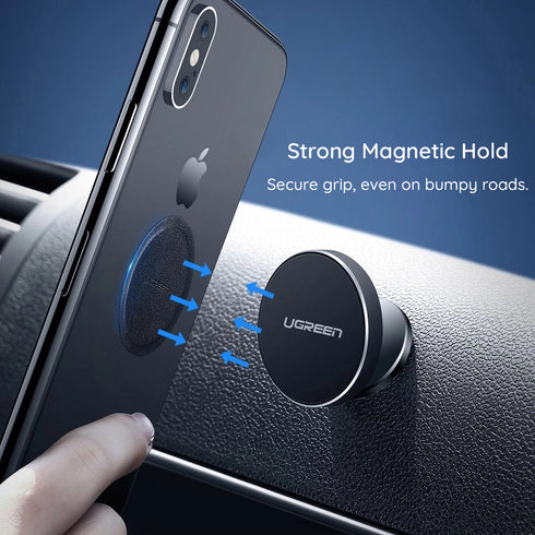 Ugreen - (2 pack) Metal Plate LP123 (30836) - Rounded Shape - Black