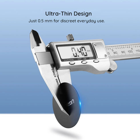 Ugreen - (2 pack) Metal Plate LP123 (30836) - Rounded Shape - Black