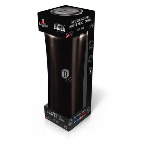 Cana termos pentru cafea 0.5 L din otel inoxidabil Berlinger Haus BH-6412