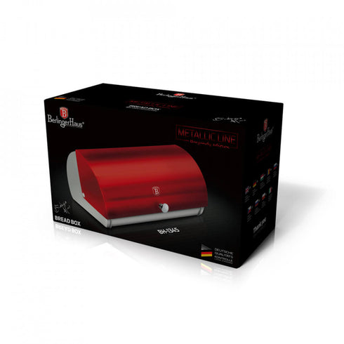 Cutie depozitare paine Burgundy Metallic Collection Berlinger Haus BH 1345