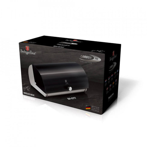 Cutie depozitare paine Metallic Line Carbon Pro Edition BerlingerHaus BH 6717