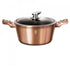 Oala cu capac 28 cm Rose Gold (Cupru) Metallic Line Berlinger Haus BH 1516N
