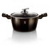 Oala cu capac Metallic Line Shiny Black Edition BerlingerHaus BH 6605