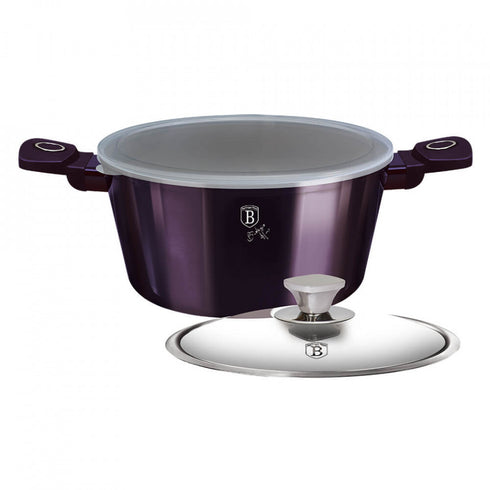 Oala cu capac Purple Eclipse Collection BerlingerHaus BH 6628