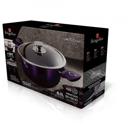 Oala cu capac Purple Eclipse Collection BerlingerHaus BH 6628