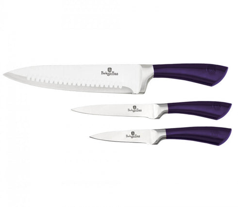 Set cutite (3 piese) Purple Eclipse Collection BerlingerHaus BH 2669