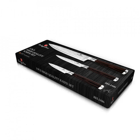 Set cutite (3 piese) Shine Basalt Collection BerlingerHaus BH 2486