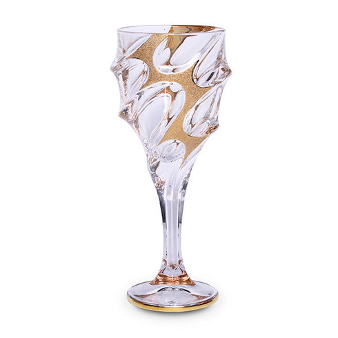 Set pahare de vin Bohemia Calypso Golden Ice