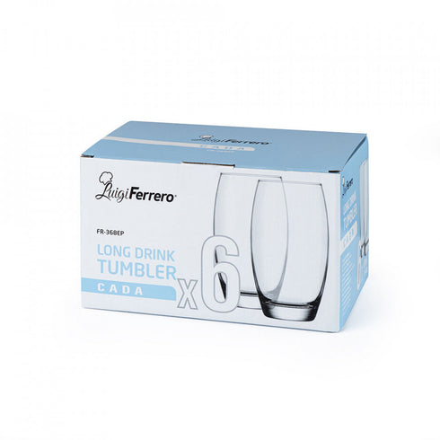 Set pahare pentru apa Luigi Ferrero Cada FR-368EP 510ml, 6 bucati 1006915