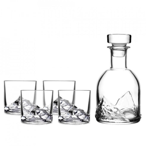 Set pahare si sticla pentru whisky LIITON Everest 5 buc 1006966