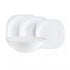 Set vesela de sufragerie Luminarc Carine White 19 buc 108221