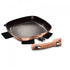 Tigaie grill 28 cm cu maner detasabil Rose Gold Metallic Collection Berlinger Haus BH 1950