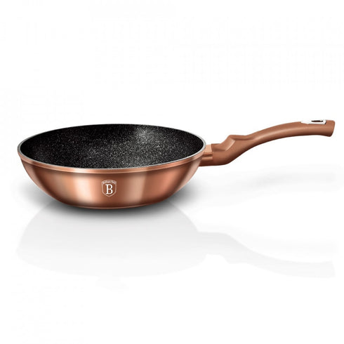 Wok 28 cm Rose Gold (Cupru) Metalic Line Berlinger Haus BH 1512N