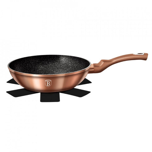 Wok 28 cm Rose Gold (Cupru) Metalic Line Berlinger Haus BH 1512N