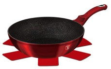 Wok 30 cm Metallic Line Burgundy Edition Berlinger Haus BH 6166
